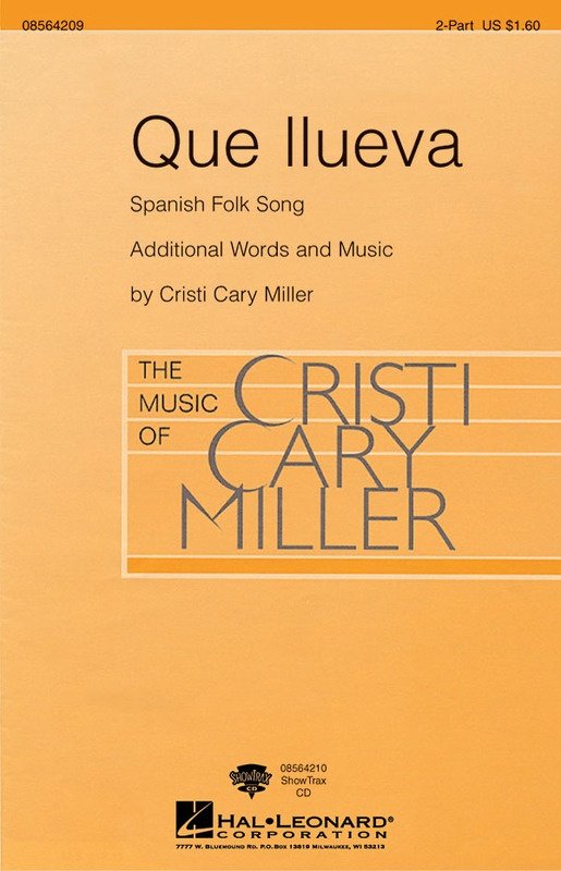 Que Llueva — 2-Part Choral Score (Hal Leonard Youth Sing Out)