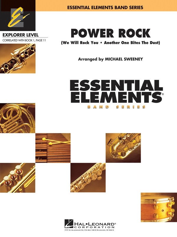 Power Rock — Concert Band Grade 0.5, Score & Parts, Essential Elements Explorer Level (Hal Leonard)