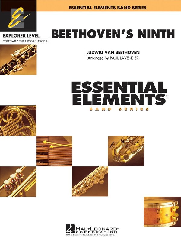 Beethovens Ninth Ee Expl Cb0.5 Sc/Pts (Hal Leonard)