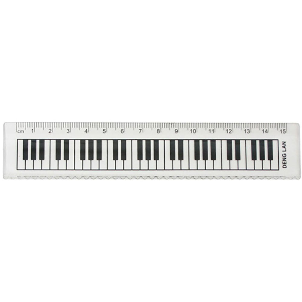 15cm Piano Keys Ruler