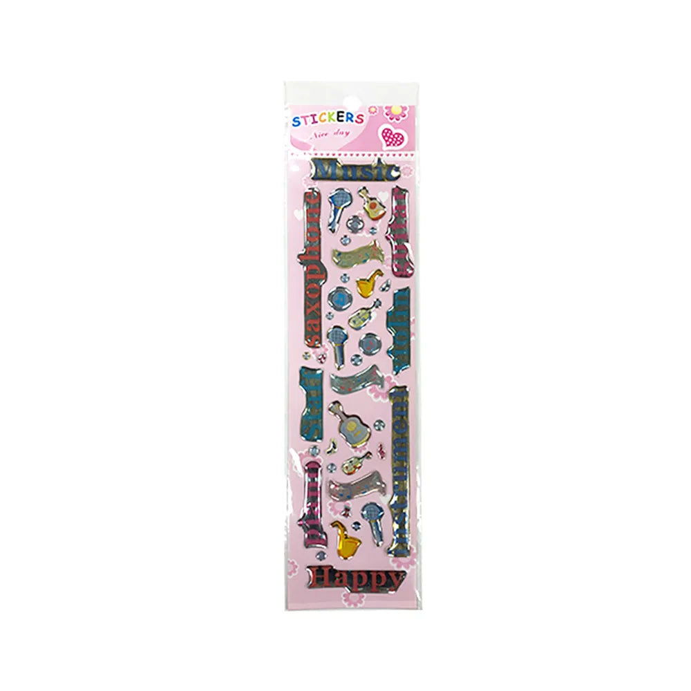 Assorted Instruments Stickers (32)