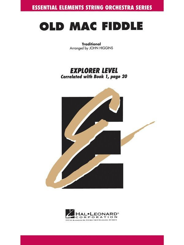 Old Mac Fiddle — String Orchestra Grade 0.5, Score & Parts (Hal Leonard)