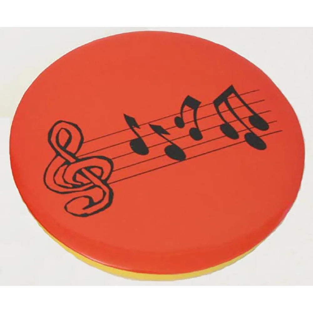 Red Money Deposit Can with Music and Pop-Out Stand, 16cm Diameter