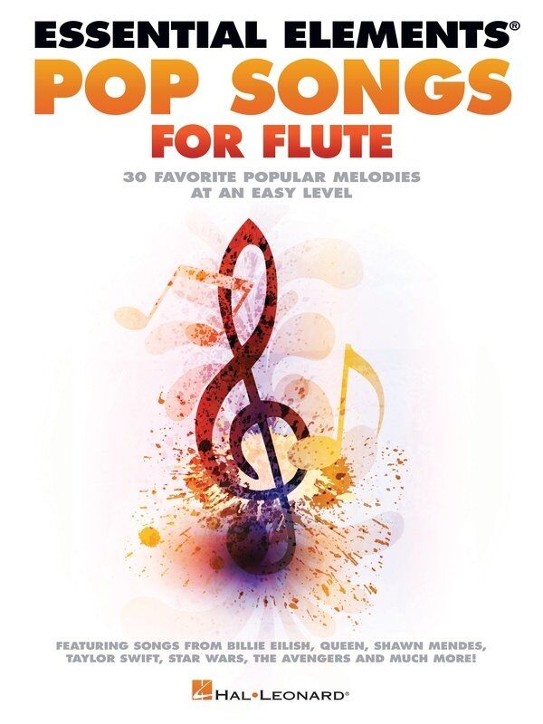 Essential Elements Pop Songs for Flute - Hal Leonard, 16 Pages, Easy Level Melodies for Students, Features Popular Songs