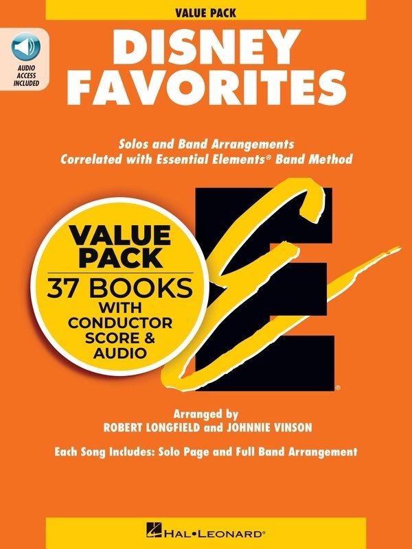Essential Elements Disney Favorites Value Pack Ee (Hal Leonard)