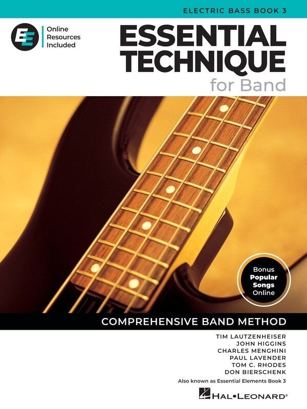 Essential Technique for Band: Electric Bass Book 3
