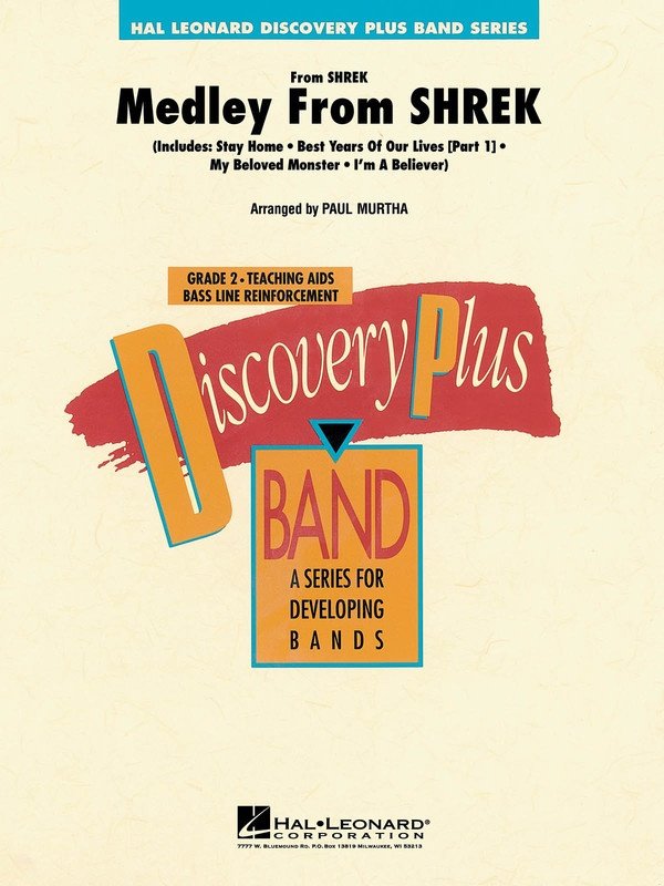 Medley from Shrek — Concert Band Grade 2 arr. Paul Murtha, Score & Parts (Hal Leonard)