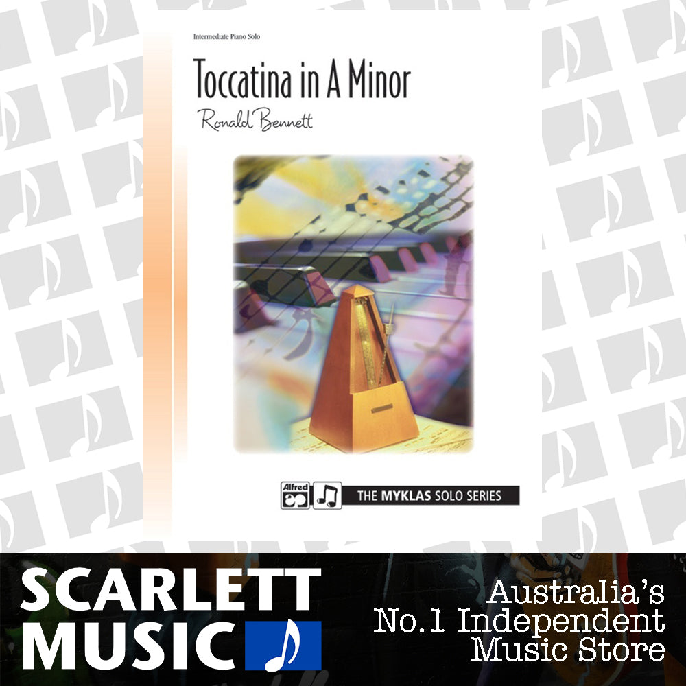 Toccata In A Minor Piano Sheet Music — view 2