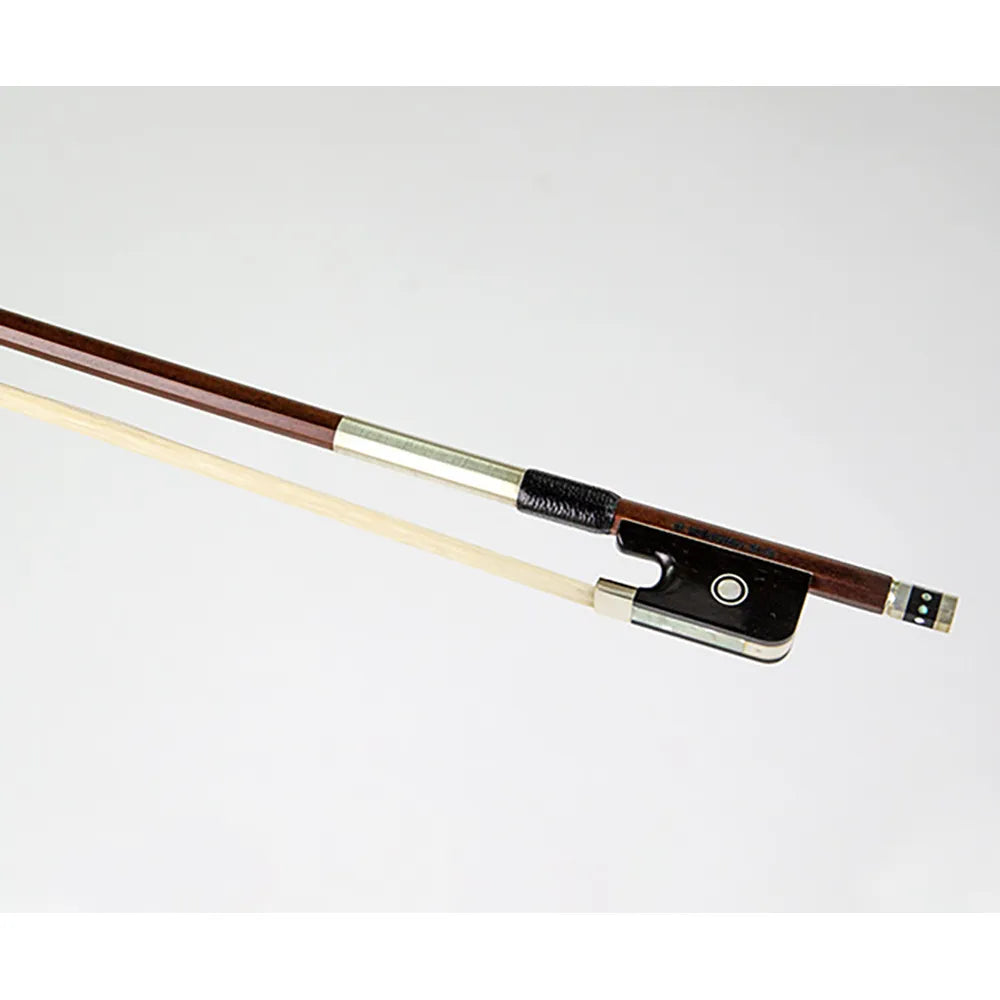 Dorfler Pernambuco Octagonal Viola Bow with Inlaid Eyes and Ebony Frog