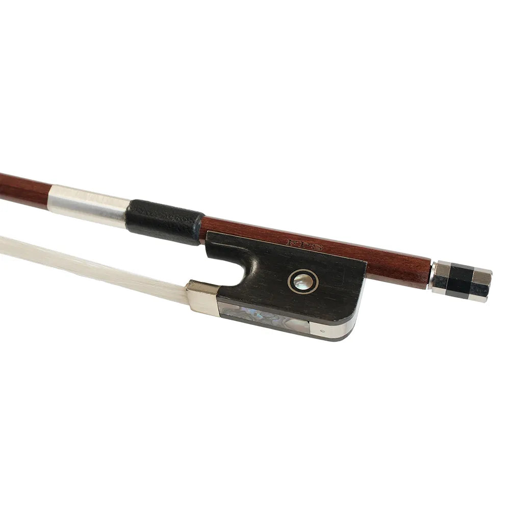 FPS Mini Cello Bow - Student Training Bow 305mm with Ebony Frog and Genuine Bow Hair