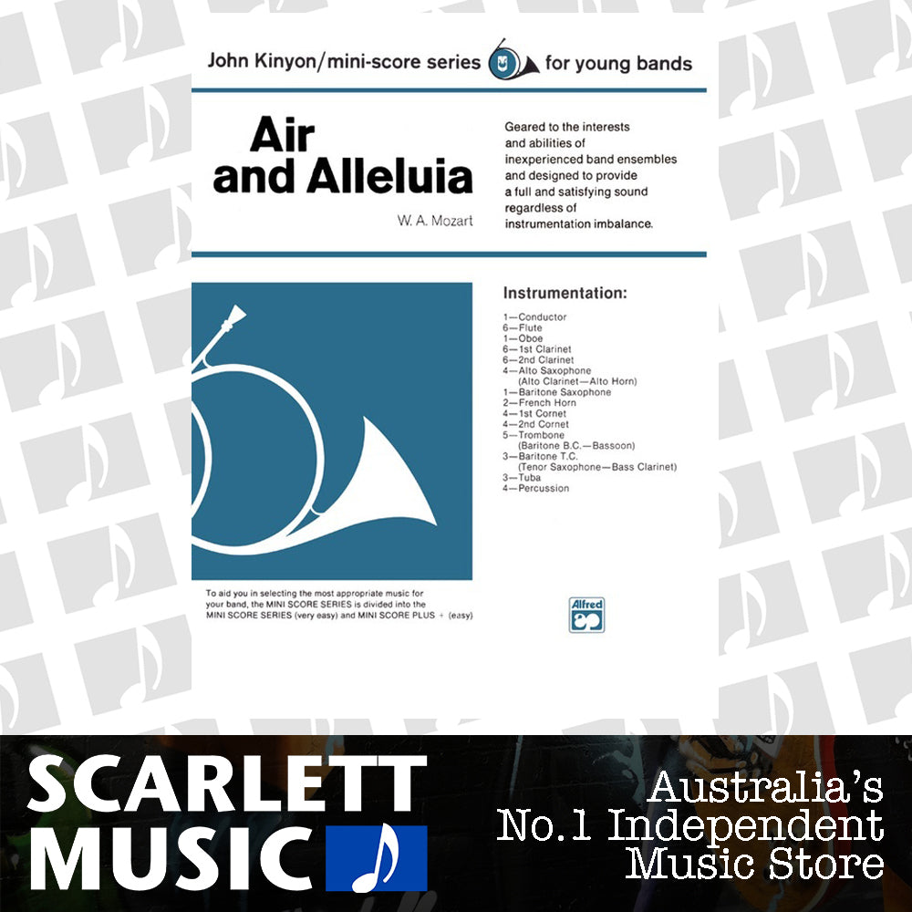 Air and Alleluia Concert Band Sheet Music Grade 1 — view 2