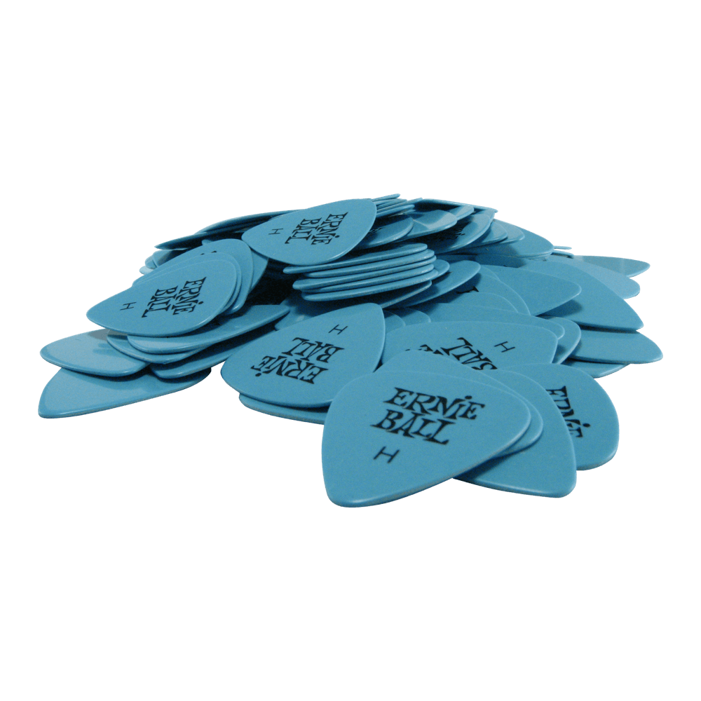Ernie Ball Heavy Blue Cellulose Picks bag of 144
