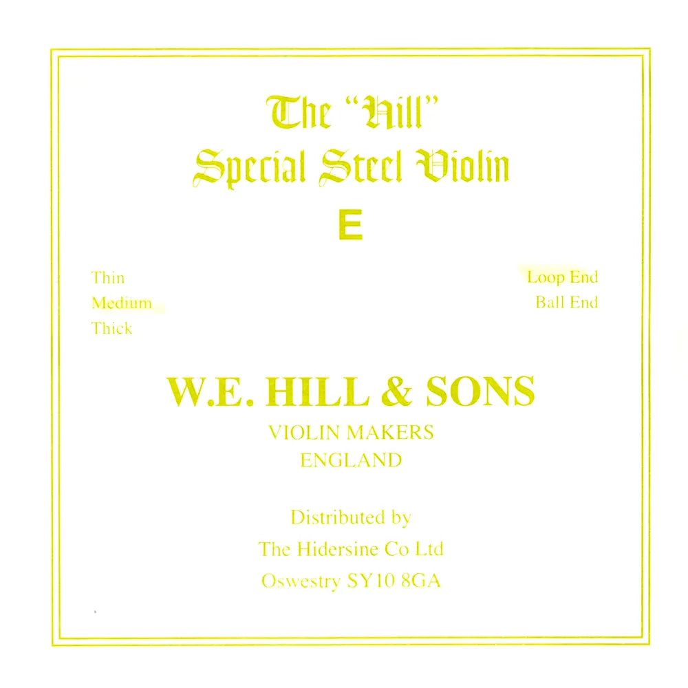 W.E. Hill & Sons The Hill Special Medium Loop Violin E String