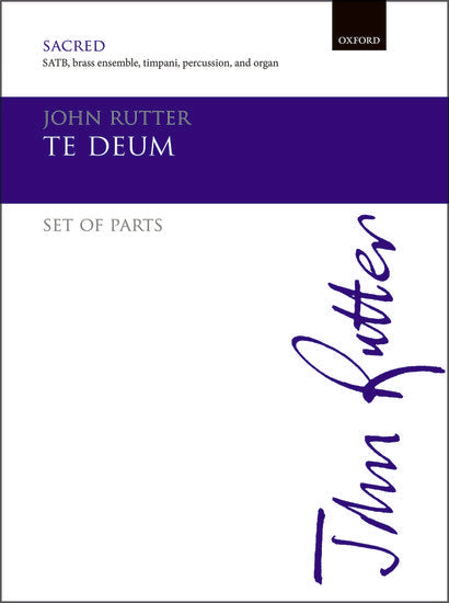 Te Deum SATB and Brass Ensemble Set of Parts