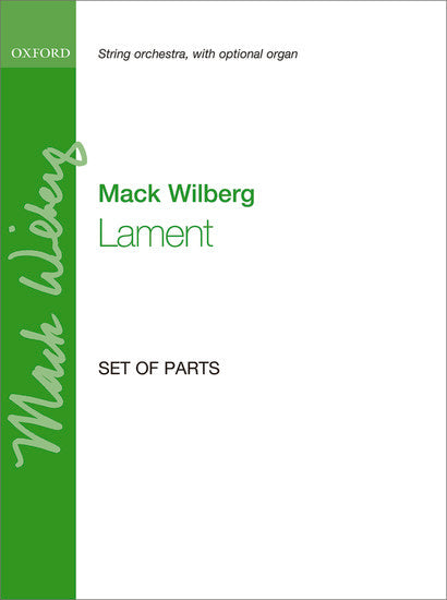 Lament for String Orchestra Grade 3 - Set of Parts