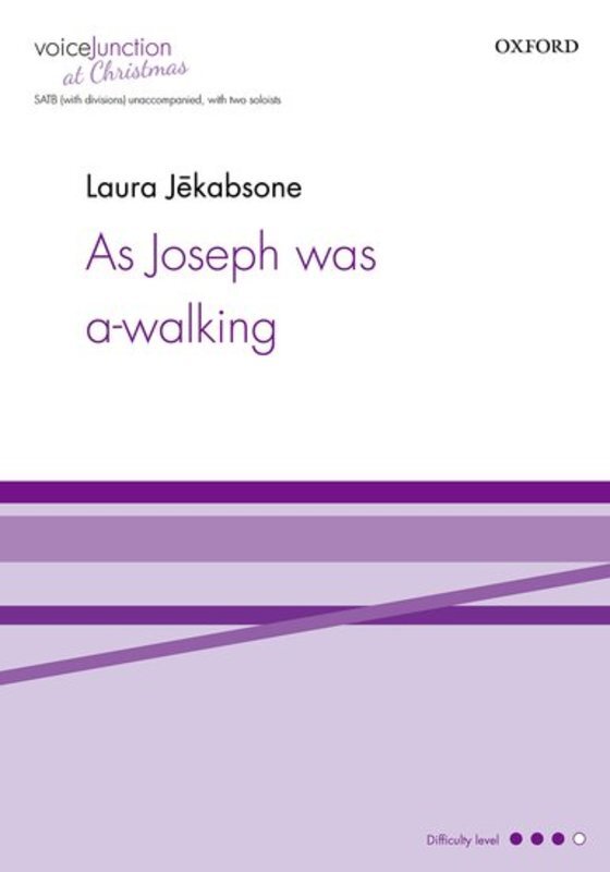 As Joseph Was A Walking Satb Divisi A Cappella Octavo
