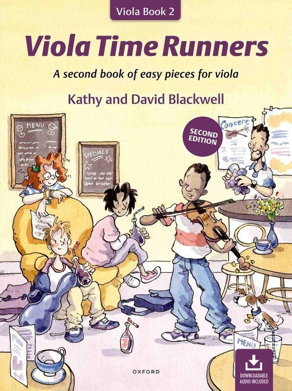 Viola Time Runners Second Edition by David Blackwell and Kathy Blackwell, 36 pages, Oxford University Press, Strings > Viola