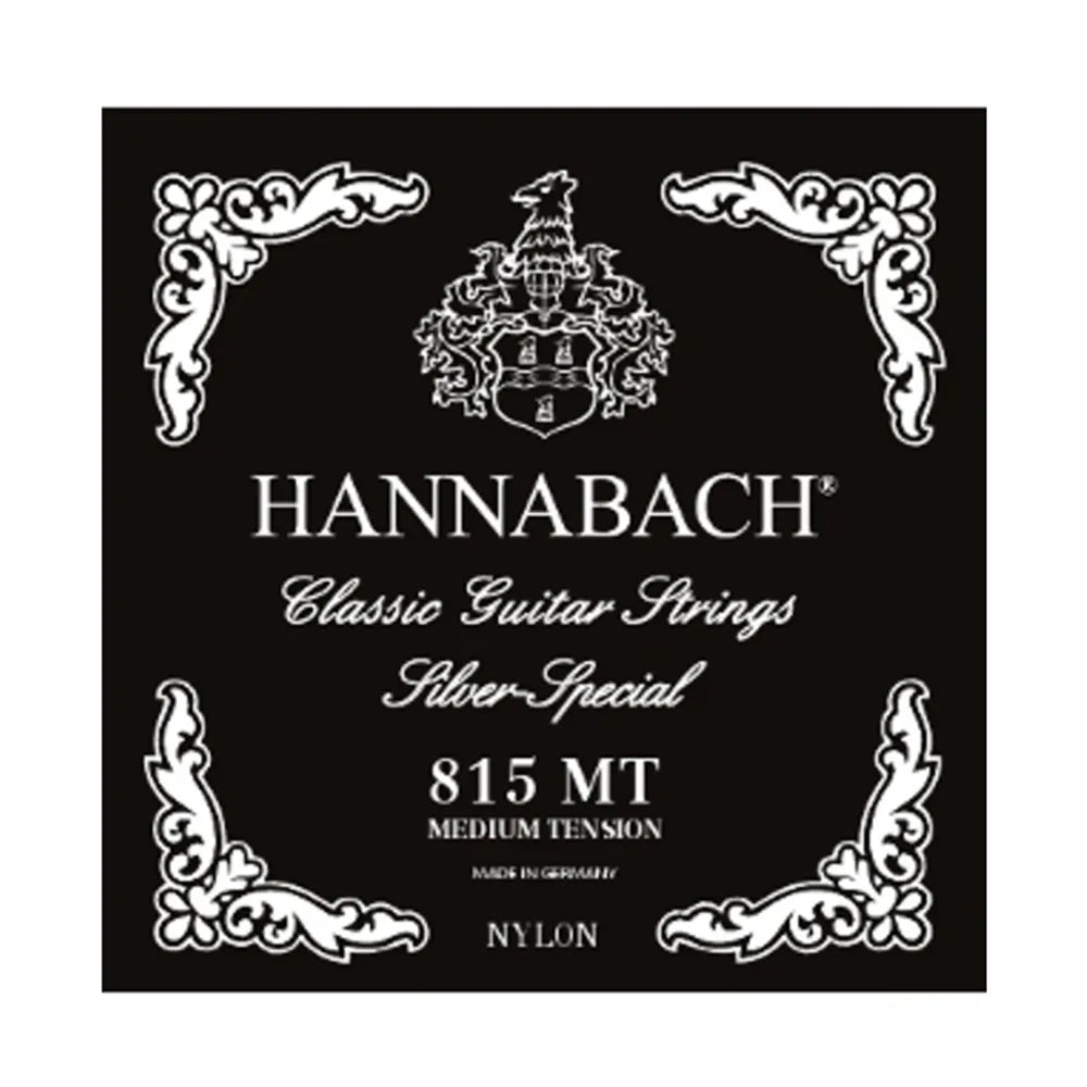 Hannabach 815MT Silver Special Set - Medium Tension Classical Guitar Strings