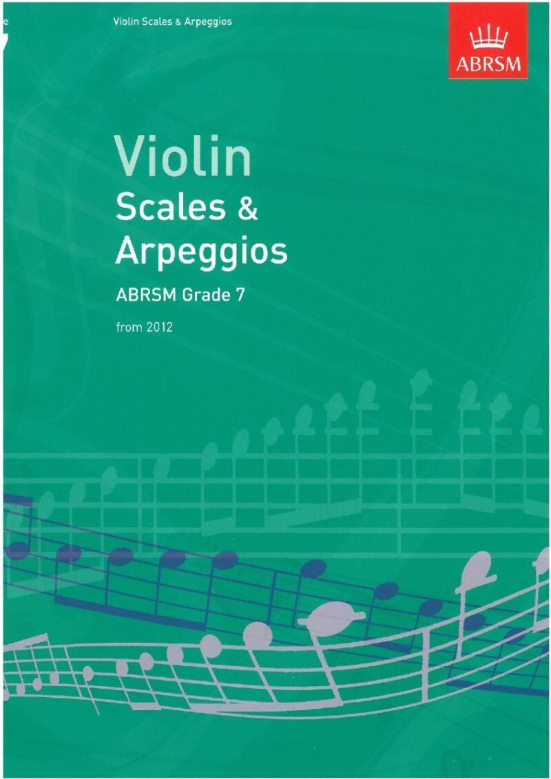 ABRSM Violin Scales & Arpeggios Grade 7 2012 Edition