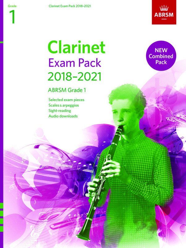 Clarinet Exam Pack 2018-2021 Grade 1 by ABRSM