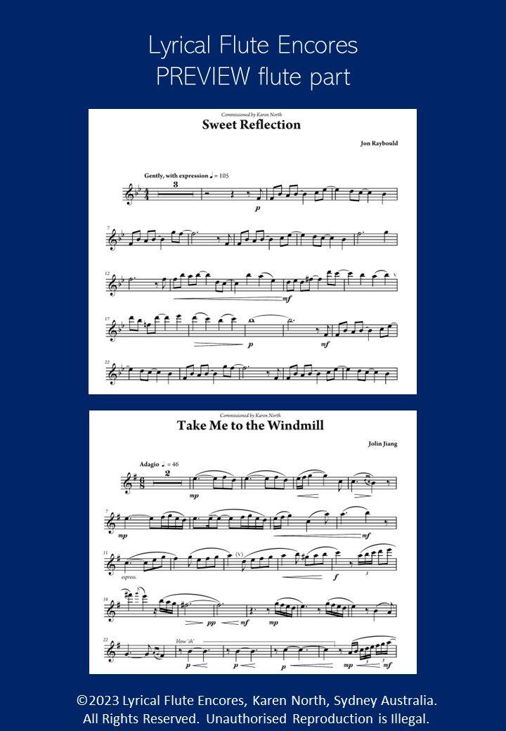 Lyrical Flute Encores for Flute/Piano Book - 18 Contemporary Works, 132 Pages, Allegro Publishing — view 5
