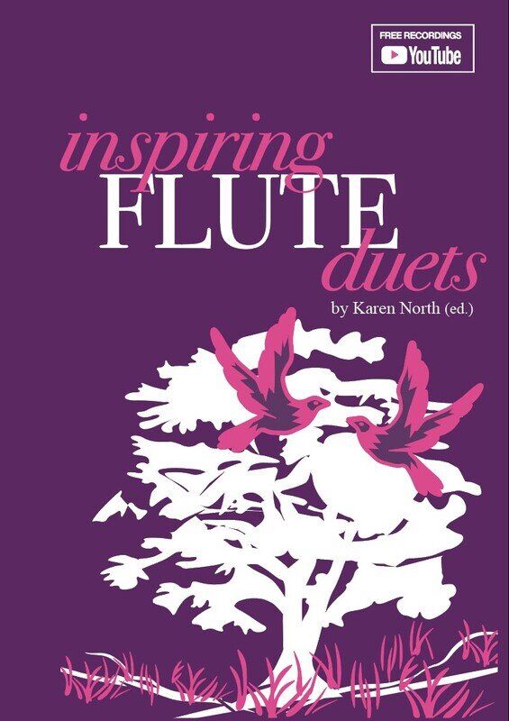 Inspiring Flute Duets by Ed North - 15 Original Works for Flute Duet, 68 Pages, Publisher: Allegro Publishing
