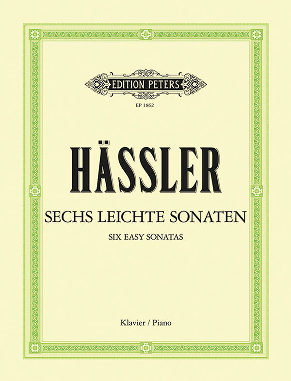 Hassler: 6 Easy Sonatas — Piano (Edition Peters)