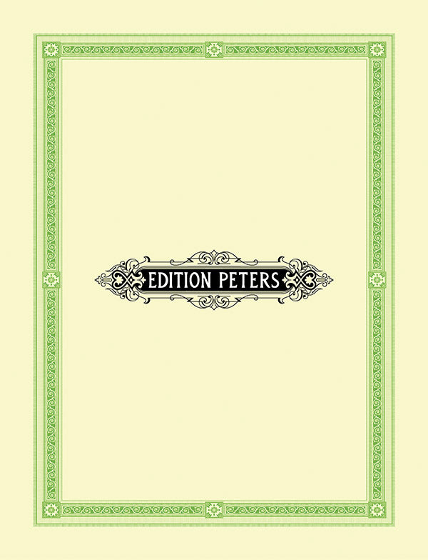 Brahms Piano Quintet F Minor Op 34 Score/Parts Peters EP3660