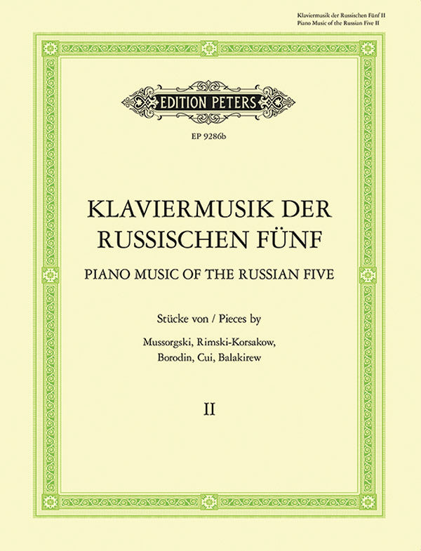 Russian Five Book 2 Piano Sheet Music - Various - Peters EP9286B