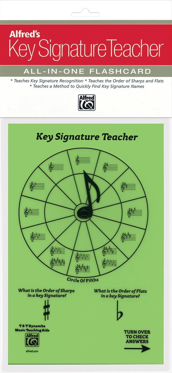 Alfreds Key Signature Teacher All In One Flashcard