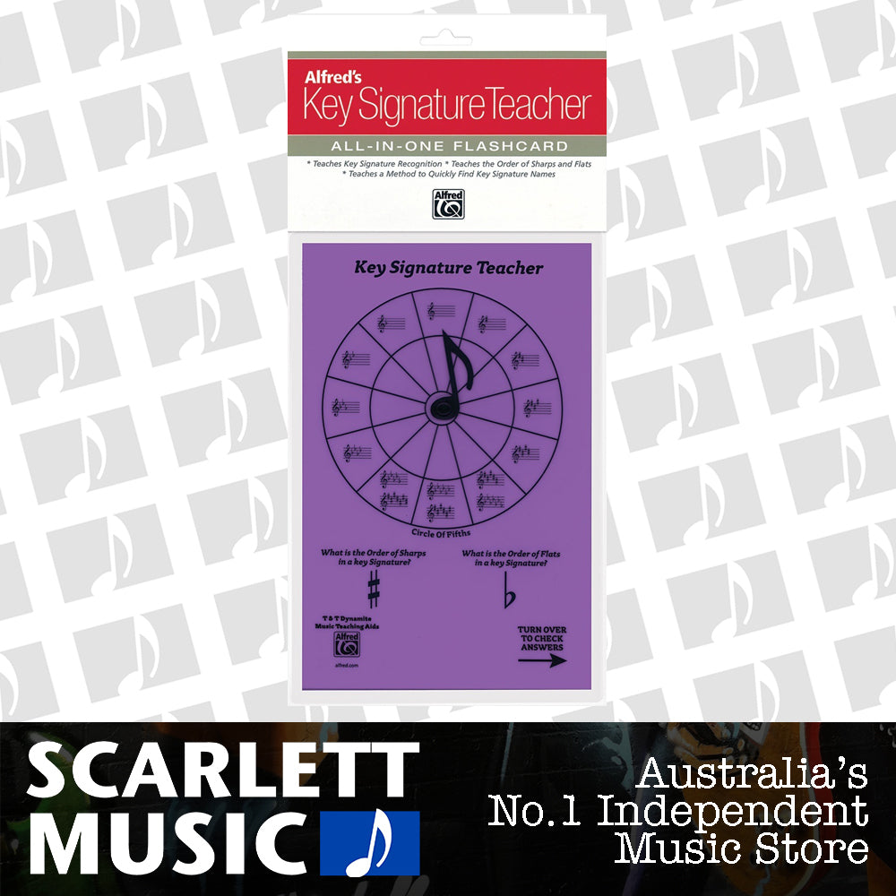Alfreds Key Signature Teacher All In One Flashcard — view 2