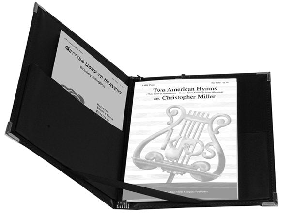 Deluxe Choral Performance Folder - Black