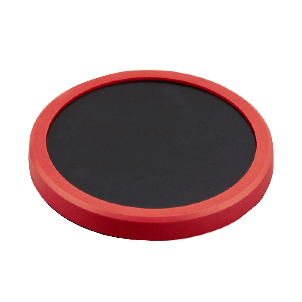 Peace 8" Black/Red Rubber Practice Pad for Beginners
