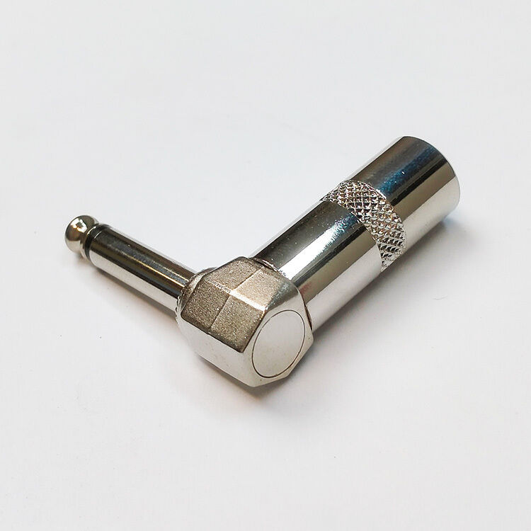 Leem 1/4" Metal Mono Right-Angled Cable Jack Plug — view 4