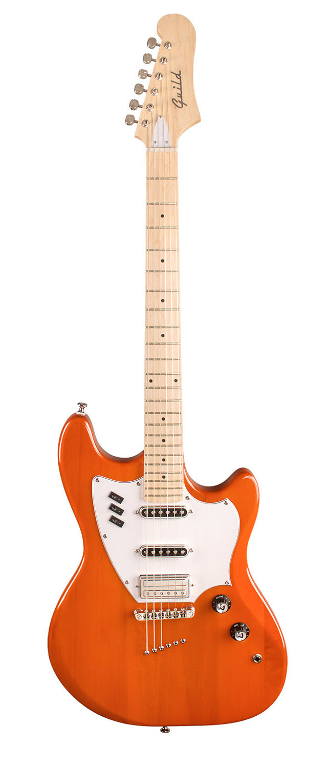 Guild Surfliner Offset Solidbody Electric Guitar Sunset Orange