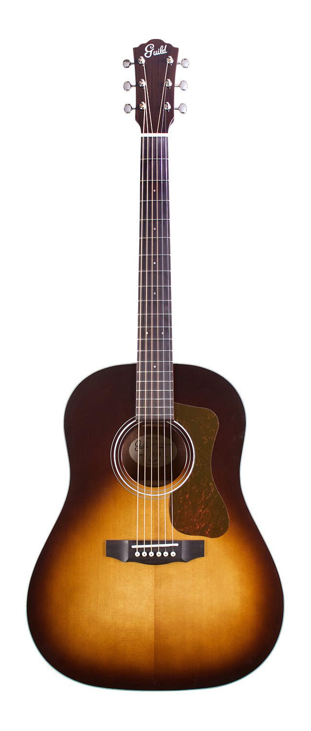 Guild DS-240 Memoir Slope Shoulder Dreadnaught Acoustic Guitar with Gig Bag - Vintage Sunburst
