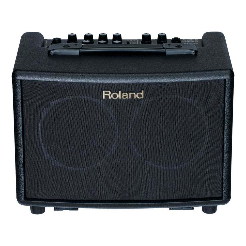 Roland AC-33 Acoustic Chorus Guitar Amp - Battery-Powered, Stereo Sound, Guitar & Mic/Line Channels, Custom Effects, Phrase Looper, Black — view 7