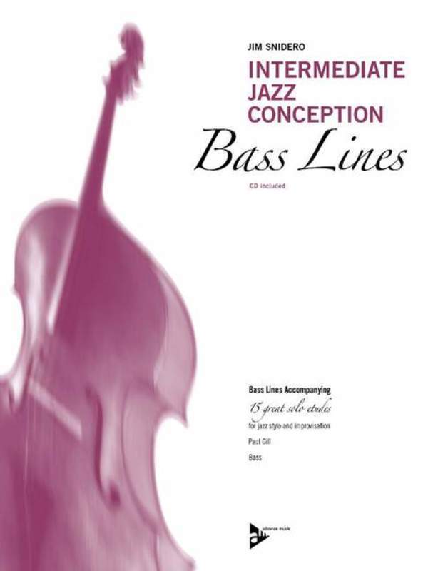 Intermediate Jazz Conception Bass Lines Book/CD (Softcover Book/CD)