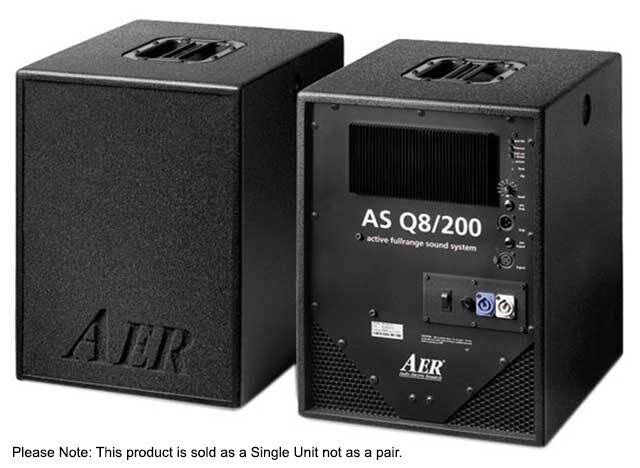 AER "ASQ8" Active Loudspeaker System (200 Watt)