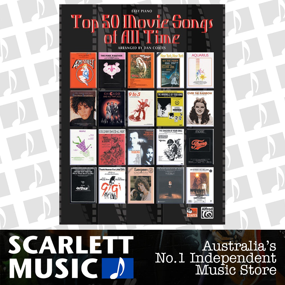 Top 50 Movie Songs of All Time - Easy Piano Sheet Music — view 2