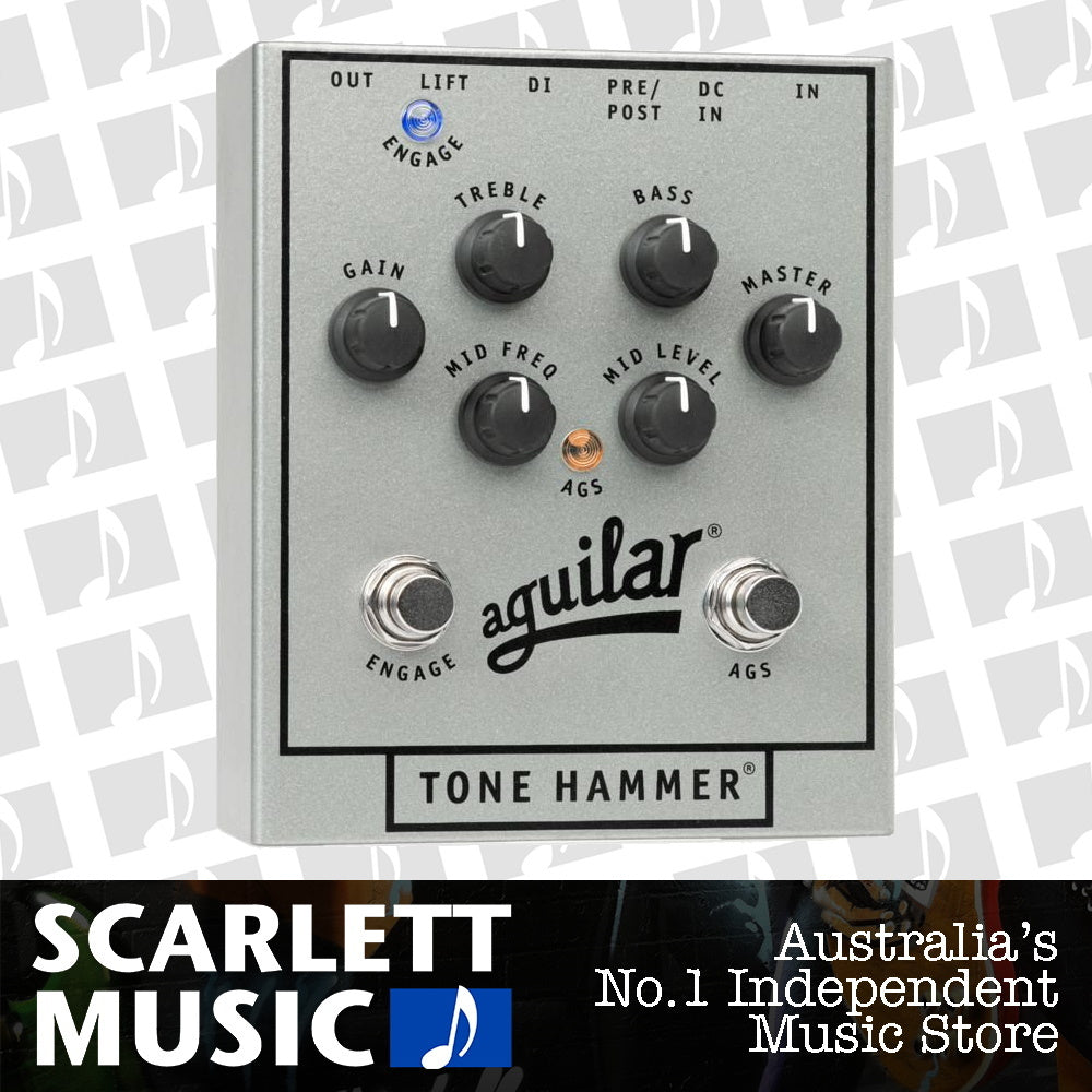 Aguilar 25th Anniversary Tone Hammer DI/Preamp Bass Guitar Pedal — view 2