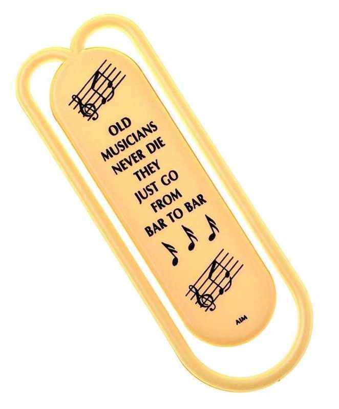 Giant Clip Old Musicians Never Die They Just Go