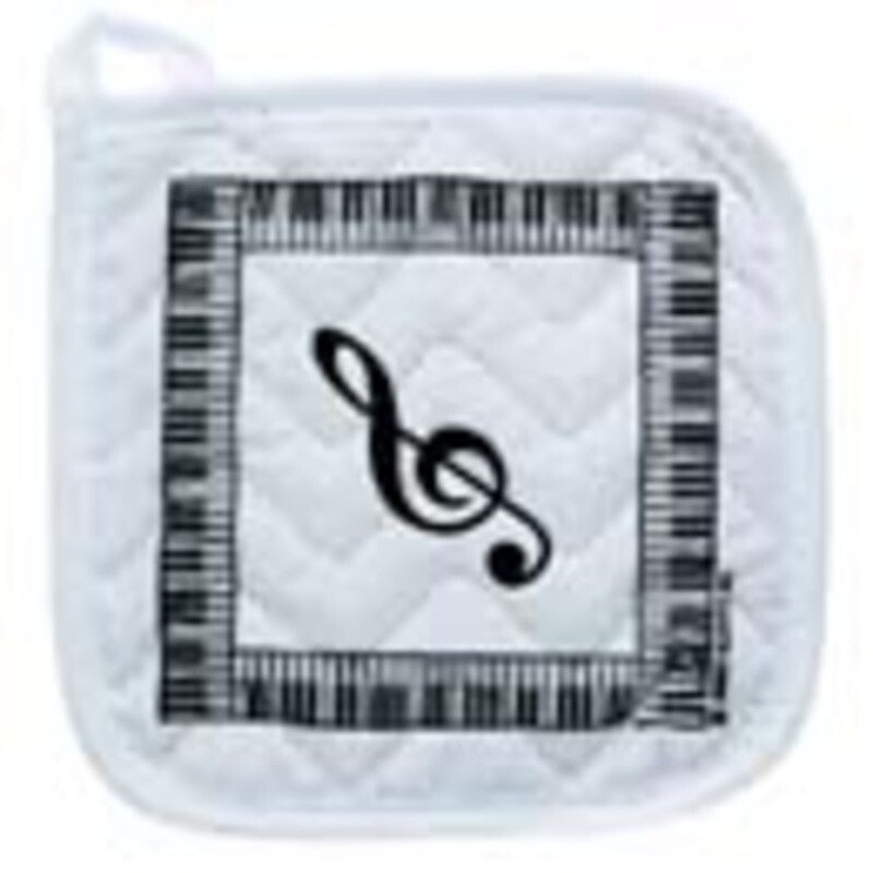 Pot Holder Keyboard W/ G Clef