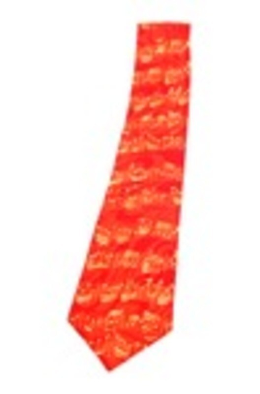 Music Tie Sheet Music Red With Gold