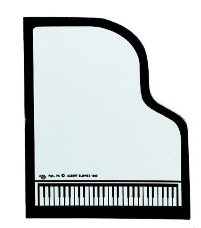 Sticky Pad Grand Piano Shape by AIM Gifts