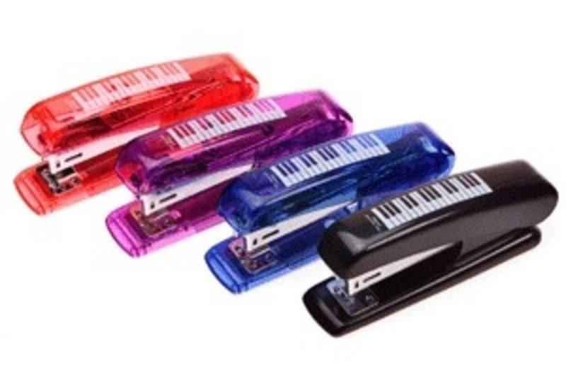 Compact Stapler Keyboard Transparent Blue