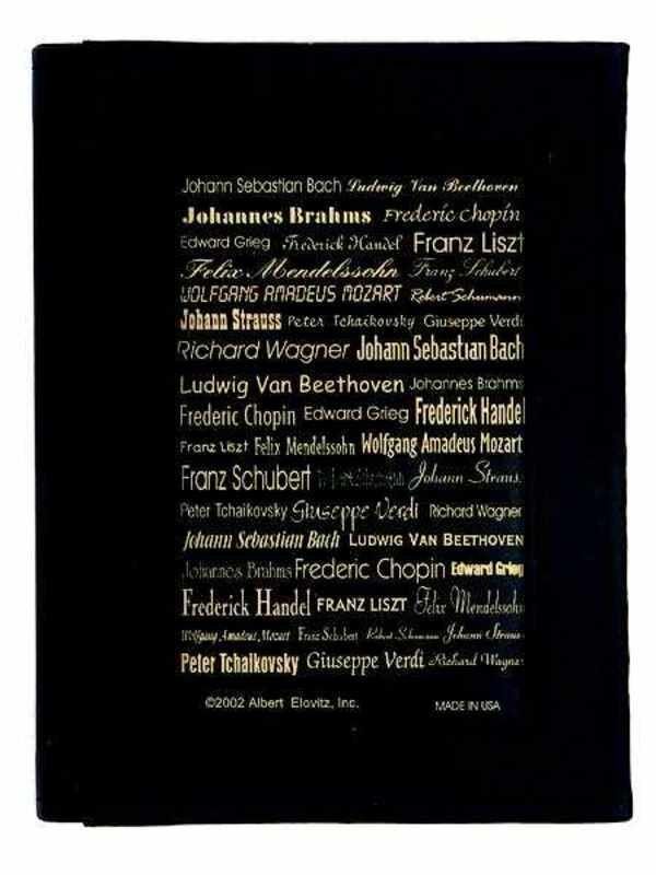 Photo Album Composers Black & Gold 24 Pages by AIM Gifts