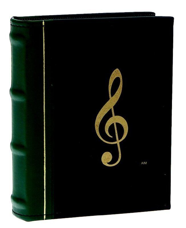 Photo Album G Clef Green & Black 48 Pages by AIM Gifts