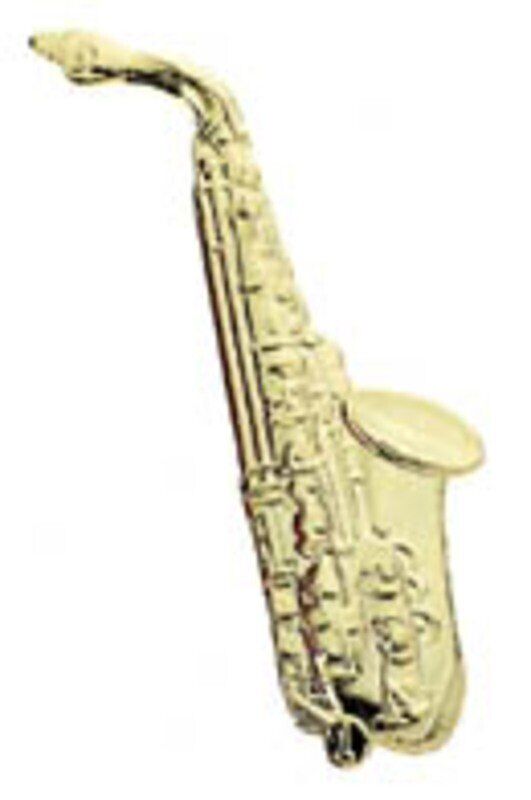 Mini Pin Alto Saxophone Enamel and Golden Finish 4-5 cm