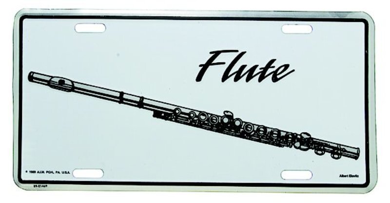 Licence Plate Flute